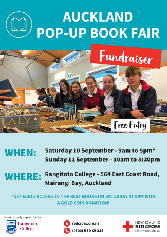 Auckland PopUp Book Fair Rangitoto College